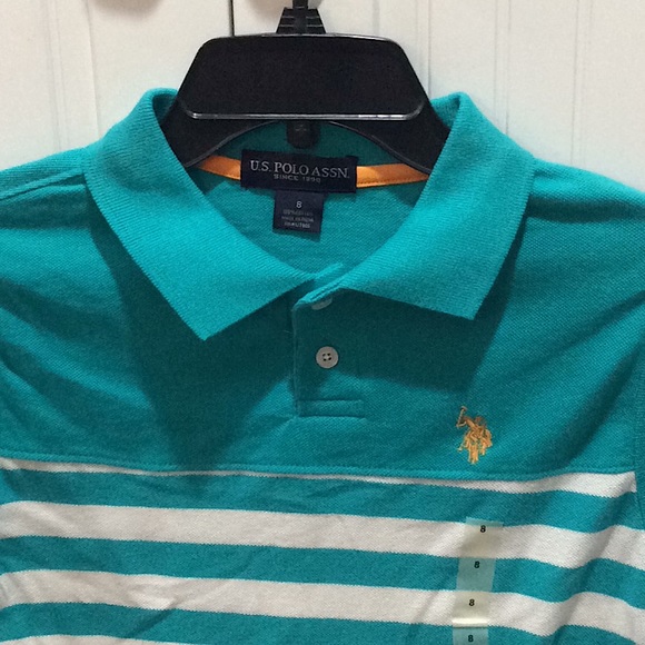 Boys Malibu Blue Polo - Picture 2 of 4